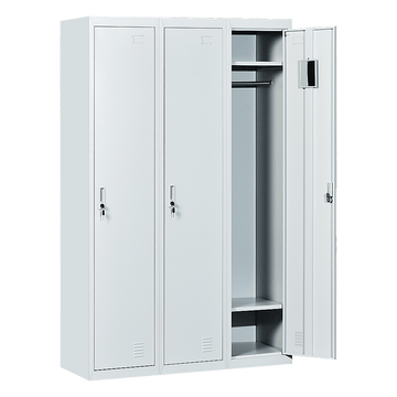 Three - Door Side by Side Office Gym Shed Storage Locker - RnR Galore
