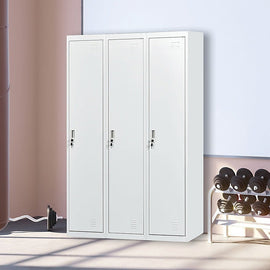 Three - Door Side by Side Office Gym Shed Storage Locker - RnR Galore