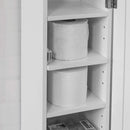 Toilet Paper Holder with Storage, Freestanding Cabinet, Toilet Brush Holder and Toilet Paper Dispenser 20x100x18 cm - RnR Galore