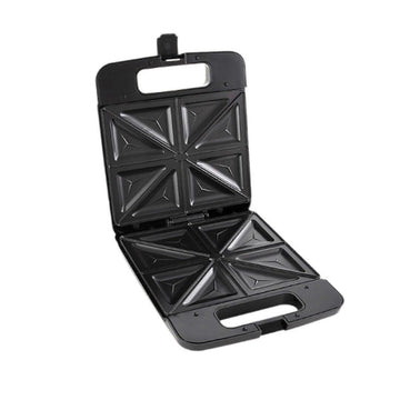 Triangle Waffle Maker with Handle - Portable Nonstick Waffle Iron for Home & Restaurant - RnR Galore