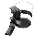 Two desktop clip - on cup holders and headphone hanger - adjustable, non - slip silicone, maximum load 15KG(silver) - RnR Galore