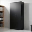 Two - Door Metal Cabinet Shelf Storage for Home Office Gym - RnR Galore