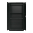 Two - Door Metal Cabinet Shelf Storage for Home Office Gym - RnR Galore