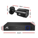 UL - tech CCTV Security System 4CH DVR 4 Cameras 1TB Hard Drive - RnR Galore