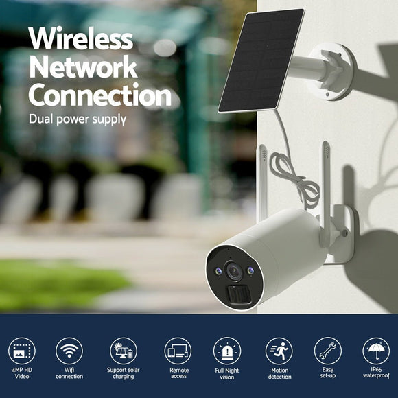 UL - tech Wireless Solar CCTV Security Cameras 4MP 8CH NVR - RnR Galore