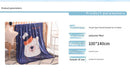 Ultra - Soft Kids Plush Fleece Blanket - Cozy Cartoon Animal Throw for All Seasons (Fox) - RnR Galore