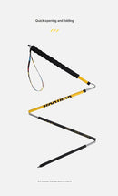 Ultralight Carbon Fiber Foldable Trail Running & Hiking Pole(blue Recommended height range 175 - 185cm) - RnR Galore