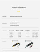 Ultralight Carbon Fiber Foldable Trail Running & Hiking Pole(yellow Recommended height range 175 - 185cm) - RnR Galore