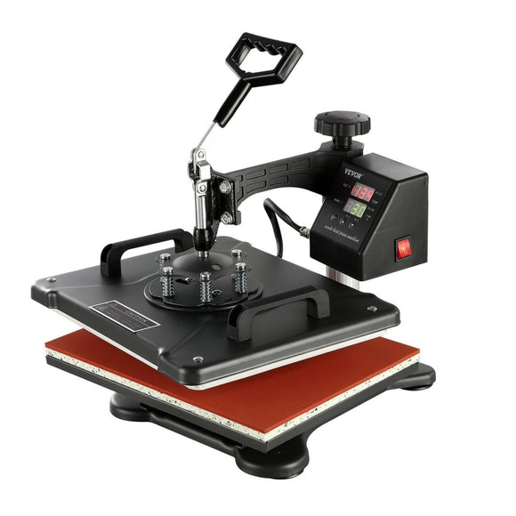 VEVOR 1400W Heat Press Machine 8 In 1 Sublimation Steel Frame Heat Presses with Temperature And Time Control (12X15INCH 8IN1) - RnR Galore