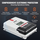 VEVOR 20A MPPT Solar Charge Controller with LCD Display - for Sealed, Gel, Flooded, Lithium Battery - RnR Galore