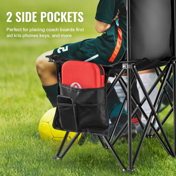 VEVOR 8 Seat Portable Folding Sport Bench Outdoor Camping Chair with Carry Bag - RnR Galore