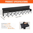 VEVOR 8 Seat Portable Folding Sport Bench Outdoor Camping Chair with Carry Bag - RnR Galore