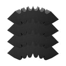 VEVOR Acoustic Foam Panels 4 Pack 16.5 x 6.3 x 12 in Adhesive for Wall Ceiling - RnR Galore