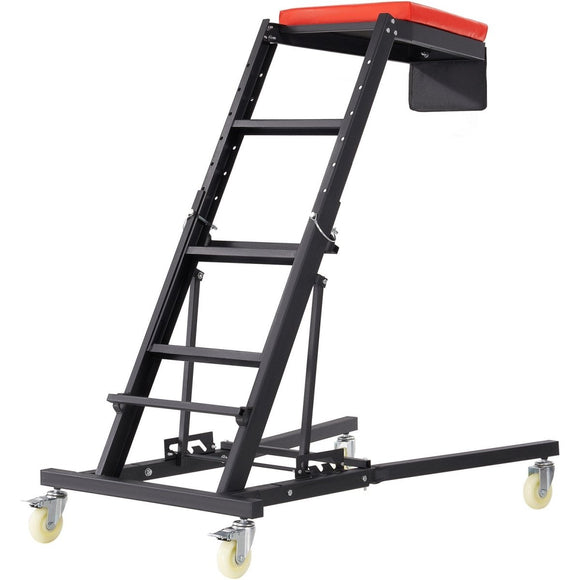 VEVOR Automotive Topside Creeper, with Adjustable Height 48" to 76", 181.44KGS Capacity High Creeper, 4 Swivel Caster Wheels, Heavy Duty Foldable Creeper for Auto Repair and Maintenance - RnR Galore