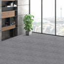 VEVOR Carpet Tiles Peel and Stick, Squares Self Adhesive Carpet Floor Tile, Soft Padded Carpet Tiles, Easy Install DIY for Bedroom Living Room Indoor Outdoor (12 Tiles, Light Gray) - RnR Galore