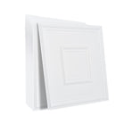 VEVOR Ceiling Tiles 12 - Pack 24 x 24 in PVC Easy Installation White Geometric - RnR Galore