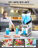 VEVOR Commercial Slushy Machine 15L Margarita Smoothie Frozen Drink Maker - RnR Galore