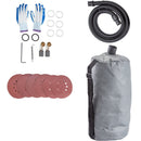 VEVOR Drywall Sander 750W Electric, Electric Sander Variable Speed 800 - 1750RPM, Drywall Sander Foldable Sheetrock Sander, with Telescope Handle ,Vacuum Bag Drywall Sanders 6 Sand Pads - RnR Galore