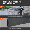 VEVOR Dump Truck Mesh Tarp - Heavy Duty PVC Coated Cover with Brass Grommets - RnR Galore