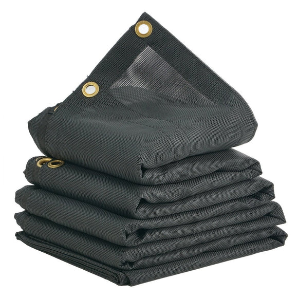 VEVOR Dump Truck Mesh Tarp - Heavy Duty PVC Coated Cover with Brass Grommets - RnR Galore