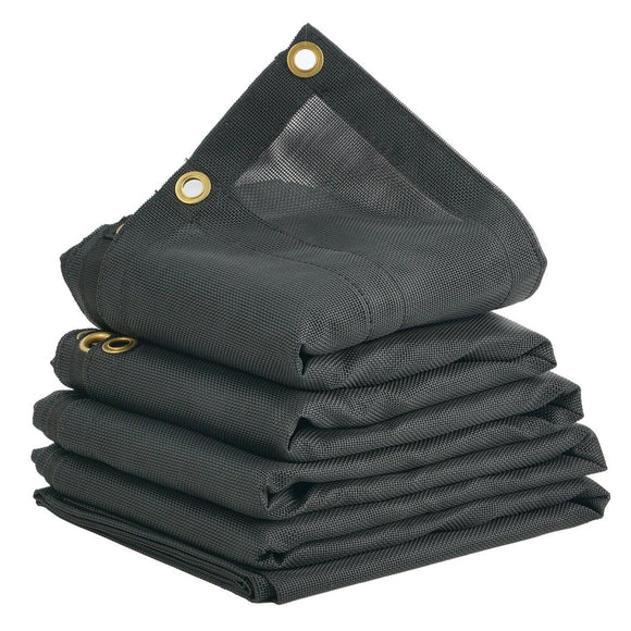 VEVOR Dump Truck Mesh Tarp - Heavy Duty PVC Coated Cover with Brass Grommets - RnR Galore