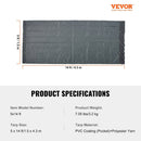 VEVOR Dump Truck Mesh Tarp - Heavy Duty PVC Coated Cover with Brass Grommets - RnR Galore