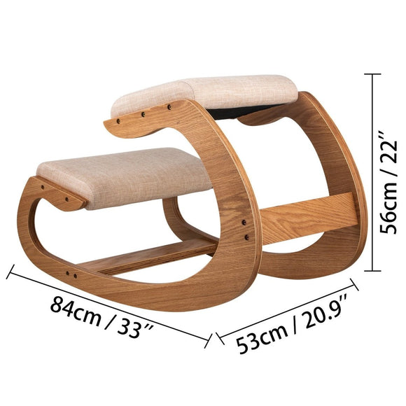 VEVOR Ergonomic Kneeling Chair Heavy Duty Better Posture Kneeling Stool Office Chair Home for Body Shaping Relieveing Stress Meditation Desk Computer Kneeling Stool Chair - RnR Galore