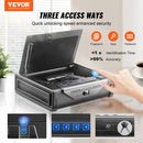 VEVOR Gun Safe for Pistols Biometric Gun Safe with 3 Access Ways for 2 Pistols - RnR Galore