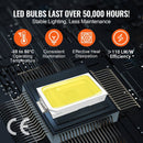 VEVOR Hexagon Garage Lights 86400LM 5 Grid Honeycomb LED Shop Ceiling Light - RnR Galore
