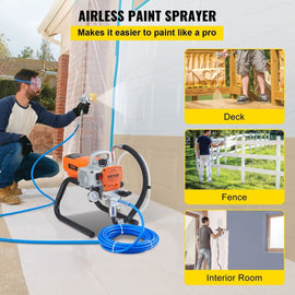 VEVOR High Pressure Airless Wall Paint Spray Gun Sprayer 600W Machine Spraying - RnR Galore