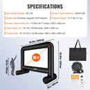16 FT Inflatable Movie Screen with Blower, Front/Rear Projection for Outdoor Parties, Oxford Fabric - RnR Galore