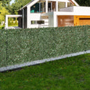 VEVOR Ivy Privacy Fence, 2440 x 1830 mm Artificial Green Wall Screen, Greenery Ivy Fence with Strengthened Joint, Faux Hedges Vine Leaf Decoration for Outdoor Garden, Yard, Balcony, Patio Decor - RnR Galore