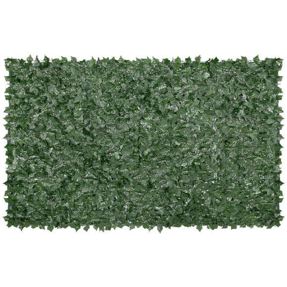 VEVOR Ivy Privacy Fence 59x98 in, Green Wall Screen with Mesh Backing, Faux Hedges Vine Decoration - RnR Galore