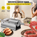 Stainless Steel Manual Sausage Stuffer, 5 Tubes, Home to Commercial Use - RnR Galore
