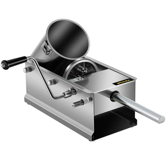 Stainless Steel Manual Sausage Stuffer, 5 Tubes, Home to Commercial Use - RnR Galore