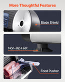 VEVOR Meat Slicer 180W 190 mm Electric Deli Food Slicer for Meat Bread Cheese - RnR Galore