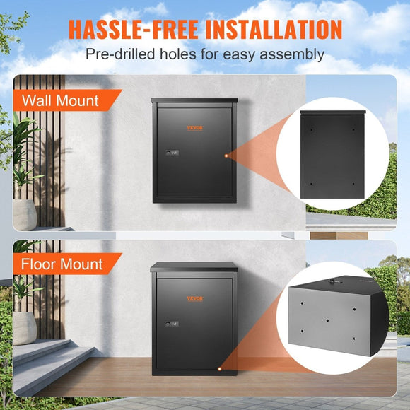 VEVOR Package Delivery Boxes for Outside 15.4" x 10.6" x 20.5" with Coded Lock - RnR Galore