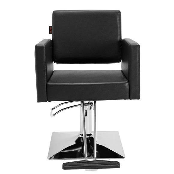 VEVOR Salon Chair, Barber Chair for Hair Stylist, Styling Chair with Heavy Duty Hydraulic Pump, Swivel Hair Salon Chair with Footrest for Beauty Spa Shampoo, Max Load Weight 330 lbs, Black - RnR Galore