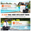 VEVOR Sand Filter Above Ground with 285W Pool Pump 10,000 L/H Flow 6 - Way Valve - RnR Galore