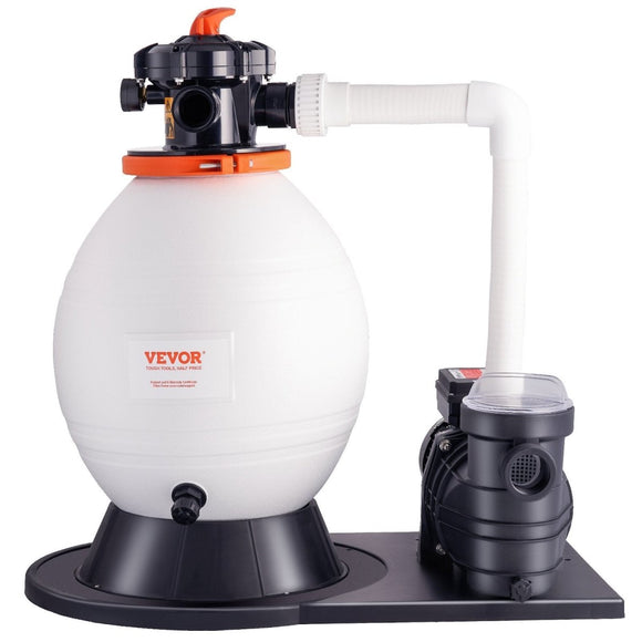 VEVOR Sand Filter Above Ground with 850W Pool Pump 18,000 L/H Flow 6 - Way Valve - RnR Galore