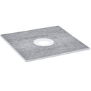 VEVOR Shower Curb Kit, 914x914mm Shower Pan Kit with 160mm Central Drain, Lightweight EPS Shower Installation Kits with 2 Waterproof Cloths, Shower Pan Slope Sticks Fit for Bathroom - RnR Galore
