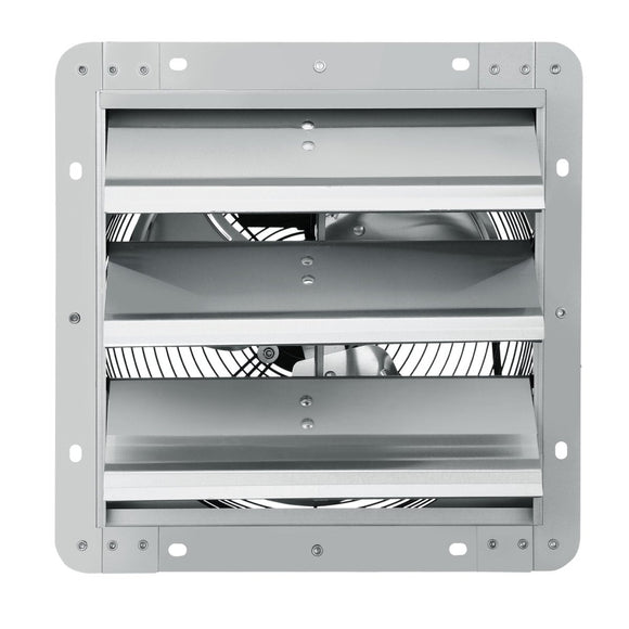 VEVOR Shutter Exhaust Fan, 254 mm High - speed 1400RPM 753 CFM, Aluminum Wall Mount Attic Fan with AC - motor, Ventilation and Cooling for Greenhouses, Garages, Sheds, Shops - RnR Galore