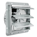 VEVOR Shutter Exhaust Fan, 254 mm High - speed 1400RPM 753 CFM, Aluminum Wall Mount Attic Fan with AC - motor, Ventilation and Cooling for Greenhouses, Garages, Sheds, Shops - RnR Galore