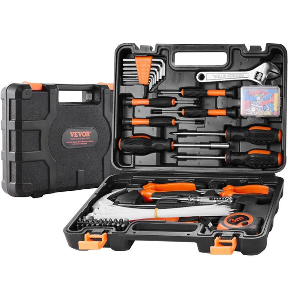 VEVOR Tool Kit 132 Piece General Household Hand Tool Set with Portable Tool Case - RnR Galore