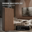 VEVOR Wood Slat Acoustic Panels 23.6 x 47.2 inch for Modern Wall Decor Walnut - RnR Galore
