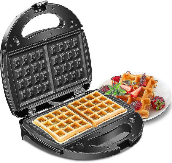 Waffle & Sandwich Maker - 2 - in - 1 Waffle Iron Panini Press Toaster Breakfast Machine - RnR Galore