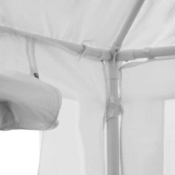 Wallaroo 3x3m Outdoor Party Wedding Event Gazebo Tent - White - RnR Galore