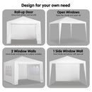 Wallaroo 3x3m Outdoor Party Wedding Event Gazebo Tent - White - RnR Galore