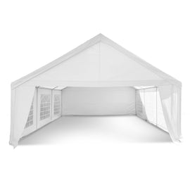 Wallaroo 6x6m Outdoor Event Marquee Gazebo Party Wedding Tent - White - RnR Galore