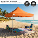 Wallaroo Gazebo Tent Marquee 3x3 PopUp Outdoor - Orange - RnR Galore